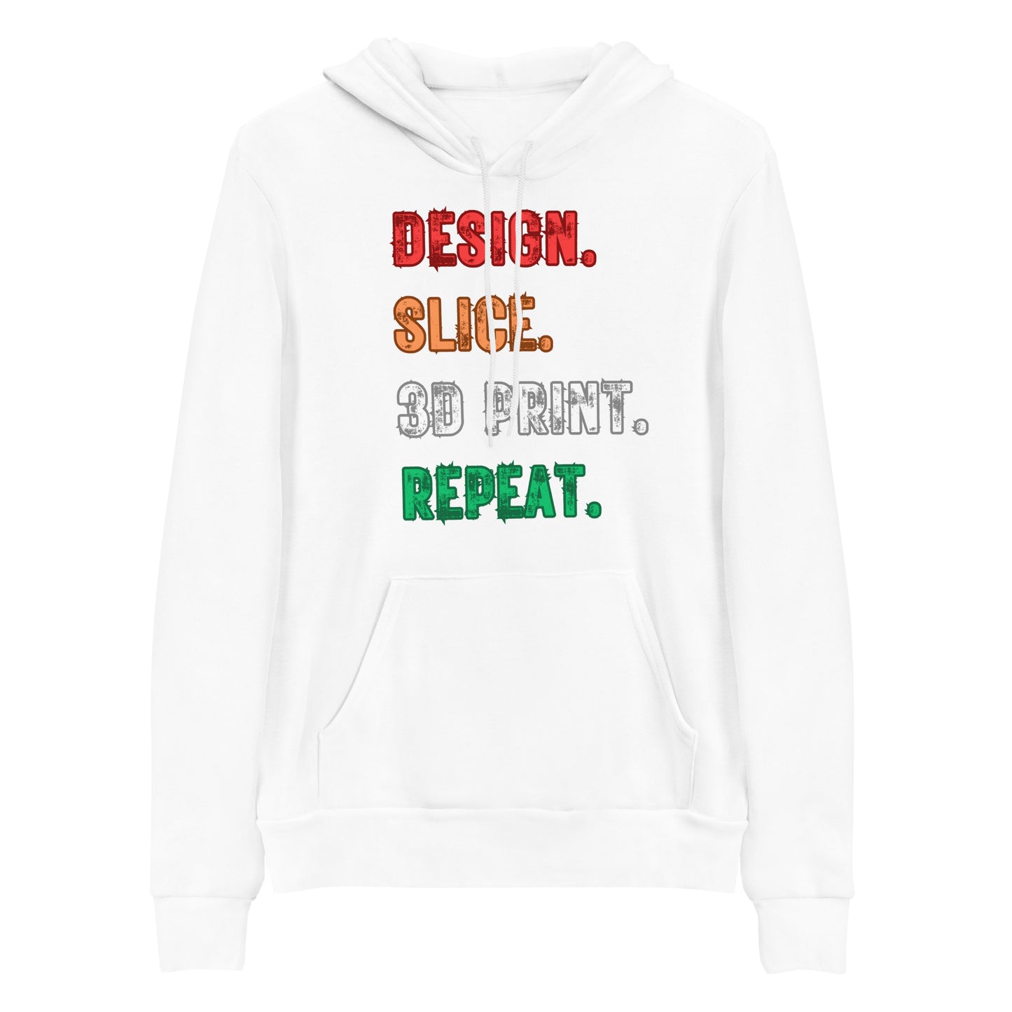Design slice 3d print repeat hoodie