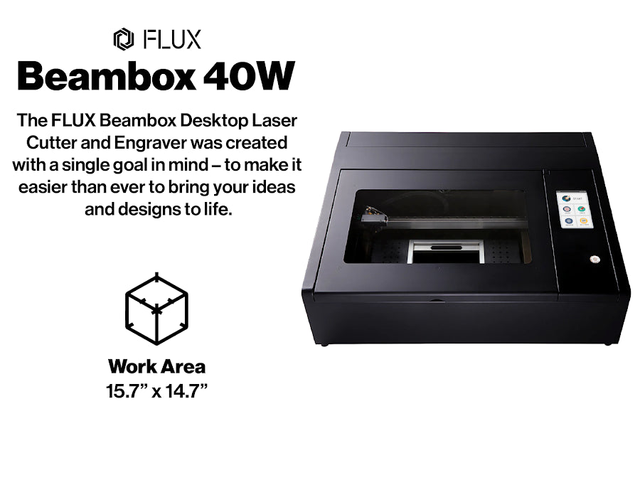 FLUX Beambox 40W Desktop Laser Cutter & Engraver